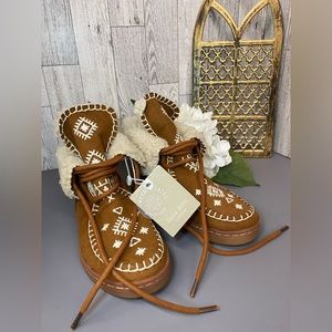 Zara Kids - Faux Fur Winter Moccasin Bootie